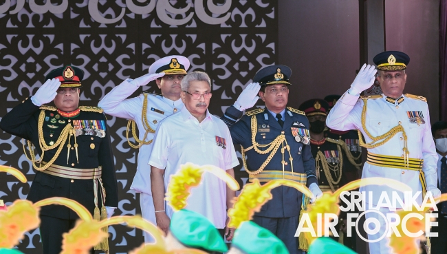 SRI LANKA AIR FORCE PROUDLY JOINS 74TH INDEPENDENCE DAY CELEBRATION