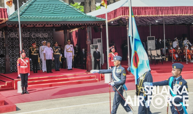 SRI LANKA AIR FORCE PROUDLY JOINS 74TH INDEPENDENCE DAY CELEBRATION