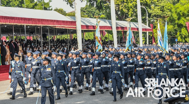 SRI LANKA AIR FORCE PROUDLY JOINS 74TH INDEPENDENCE DAY CELEBRATION