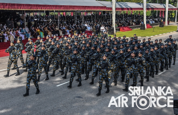 SRI LANKA AIR FORCE PROUDLY JOINS 74TH INDEPENDENCE DAY CELEBRATION