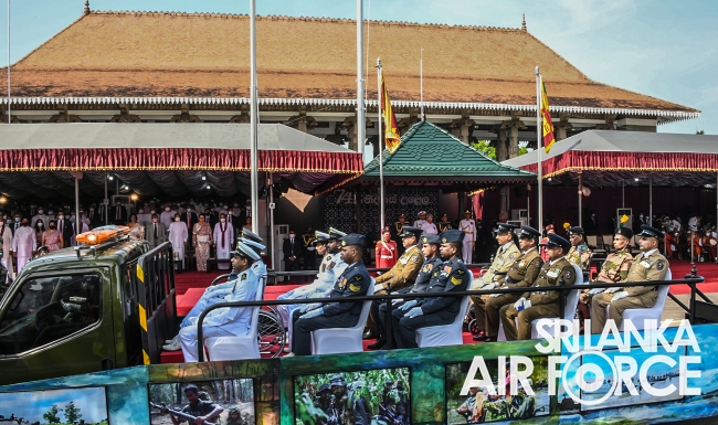 SRI LANKA AIR FORCE PROUDLY JOINS 74TH INDEPENDENCE DAY CELEBRATION