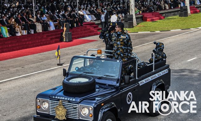 SRI LANKA AIR FORCE PROUDLY JOINS 74TH INDEPENDENCE DAY CELEBRATION