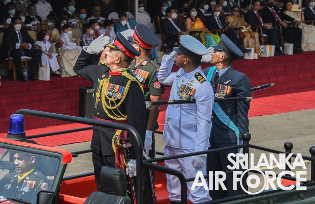 SRI LANKA AIR FORCE PROUDLY JOINS 74TH INDEPENDENCE DAY CELEBRATION