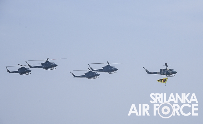 SRI LANKA AIR FORCE PROUDLY JOINS 74TH INDEPENDENCE DAY CELEBRATION