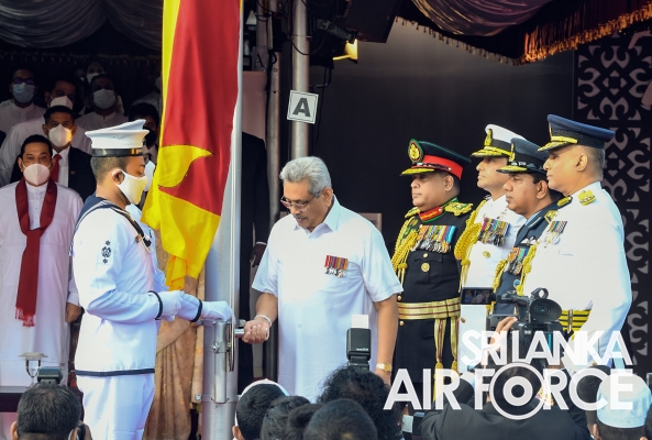 SRI LANKA AIR FORCE PROUDLY JOINS 74TH INDEPENDENCE DAY CELEBRATION