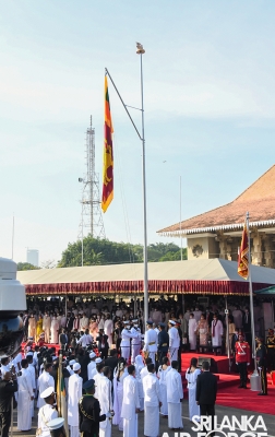 SRI LANKA AIR FORCE PROUDLY JOINS 74TH INDEPENDENCE DAY CELEBRATION