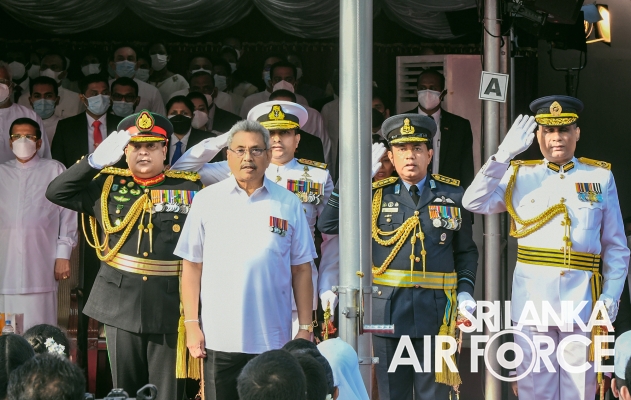 SRI LANKA AIR FORCE PROUDLY JOINS 74TH INDEPENDENCE DAY CELEBRATION