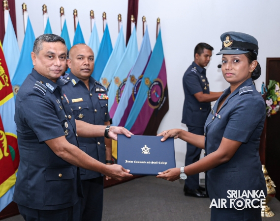 GRADUATION CEREMONY OF NO. 78 JUNIOR COMMAND AND STAFF COURSE CONCLUDES AT SLAF ACADEMY CHINA BAY