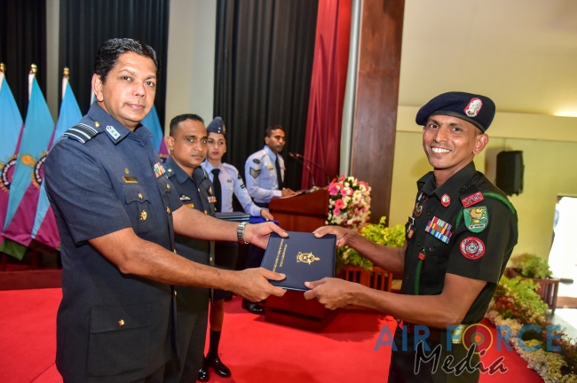 CERTIFICATE AWARDING CEREMONY NON COMMISSIONED OFFICERS’ MANAGEMENT COURSES