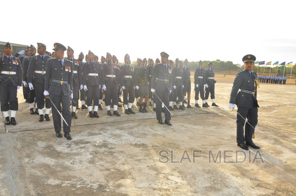 Annual Commander's Inspection at Sri Lanka Air Force Anuradhapura 2012