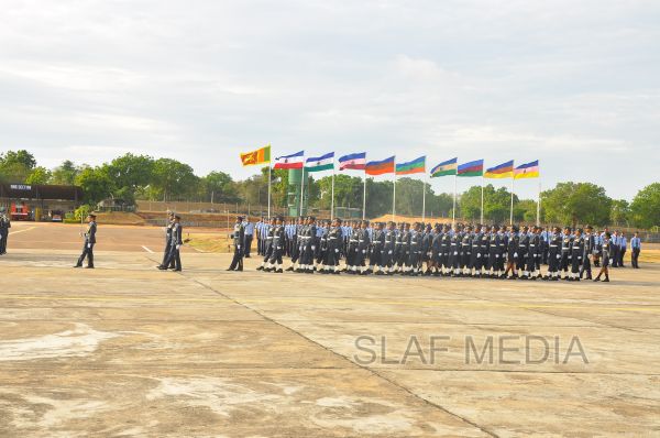 Annual Commander's Inspection at Sri Lanka Air Force Anuradhapura 2012