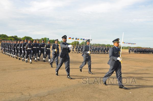 Annual Commander's Inspection at Sri Lanka Air Force Anuradhapura 2012