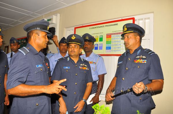Annual Commander's Inspection at Sri Lanka Air Force Anuradhapura 2012