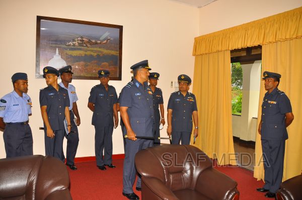 Annual Commander's Inspection at Sri Lanka Air Force Anuradhapura 2012