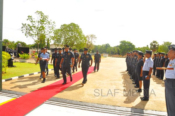 Annual Commander's Inspection at Sri Lanka Air Force Anuradhapura 2012