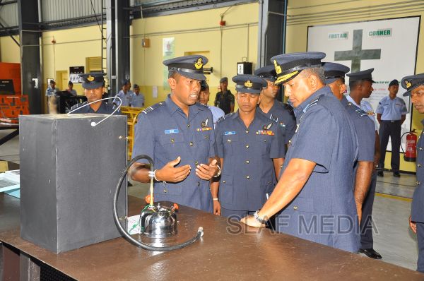 Annual Commander's Inspection at Sri Lanka Air Force Anuradhapura 2012