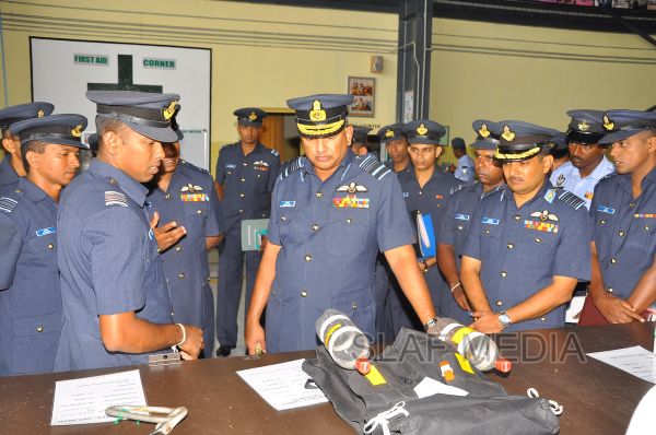 Annual Commander's Inspection at Sri Lanka Air Force Anuradhapura 2012