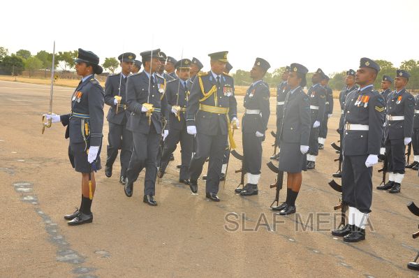 Annual Commander's Inspection at Sri Lanka Air Force Anuradhapura 2012