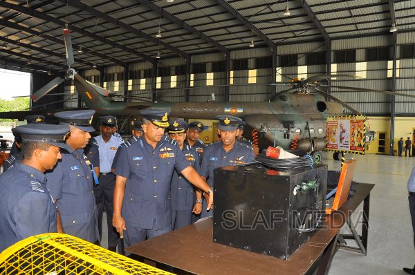 Annual Commander's Inspection at Sri Lanka Air Force Anuradhapura 2012