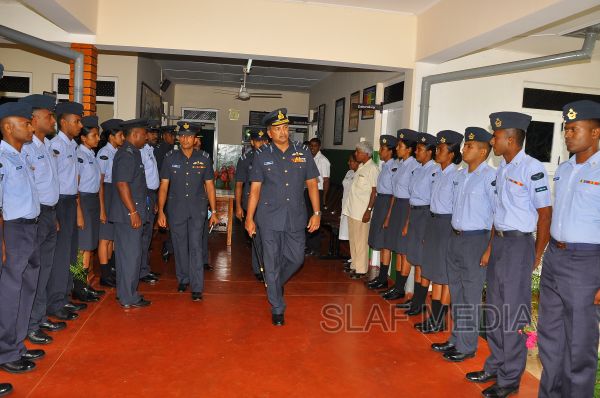 Annual Commander's Inspection at Sri Lanka Air Force Anuradhapura 2012