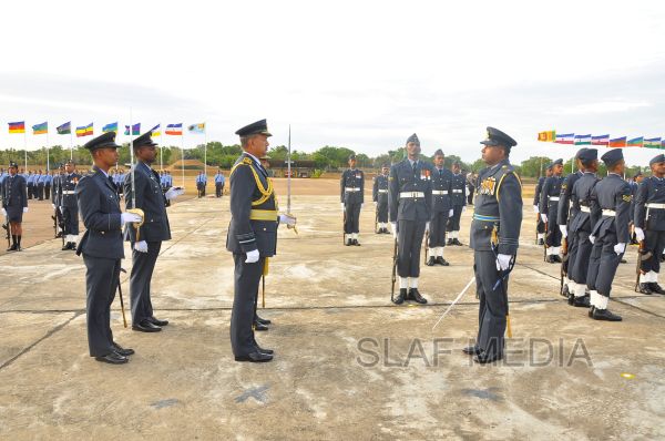 Annual Commander's Inspection at Sri Lanka Air Force Anuradhapura 2012