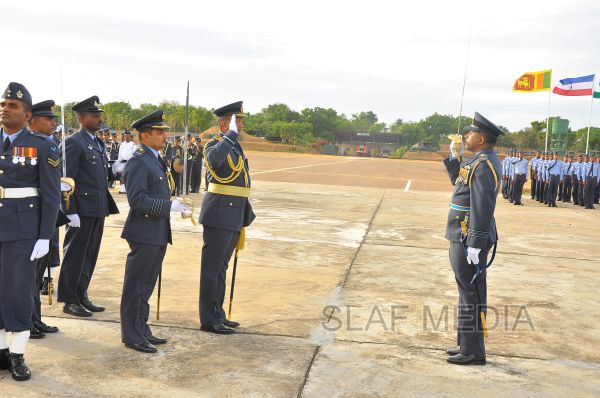 Annual Commander's Inspection at Sri Lanka Air Force Anuradhapura 2012