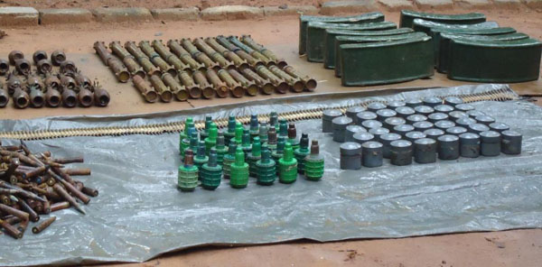 Cache of Weapons Recovered in Pudukuduirripu