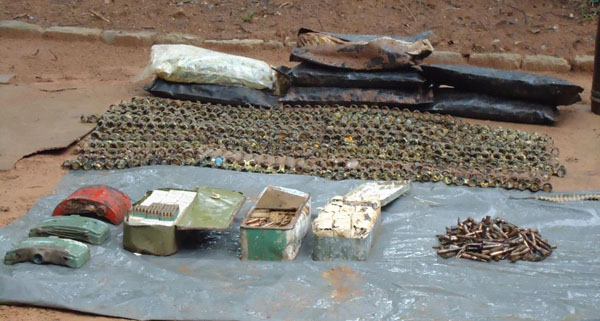 Cache of Weapons Recovered in Pudukuduirripu
