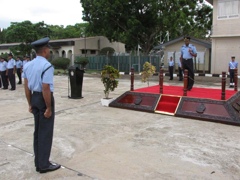 Change Of Command at SLAF Base Anuradhapura