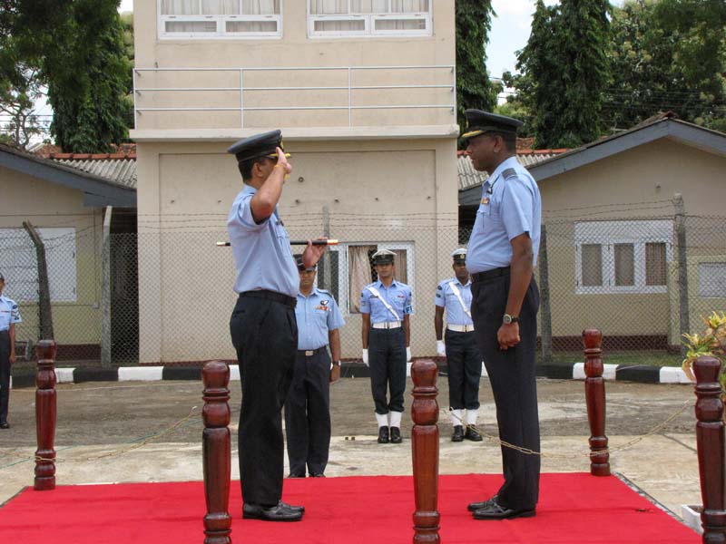 Change Of Command at SLAF Base Anuradhapura