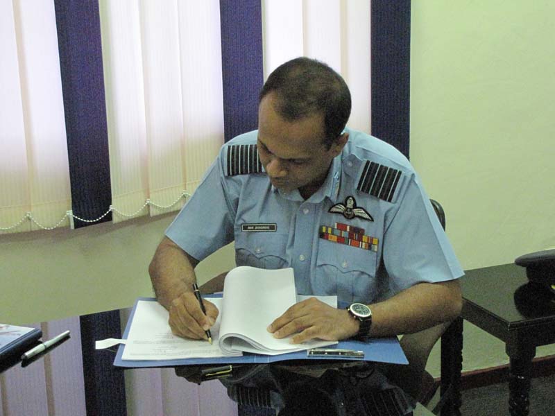 Change Of Command at SLAF Base Anuradhapura