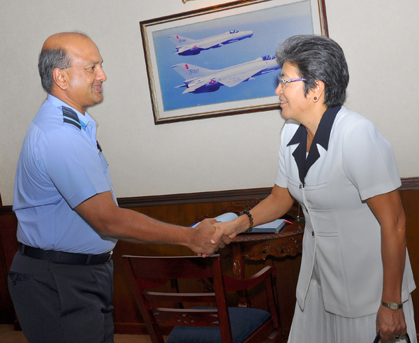 Chinese Ambassador’s Farewell call on Commander of the Air Force