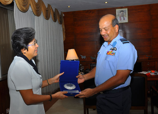 Chinese Ambassador’s Farewell call on Commander of the Air Force