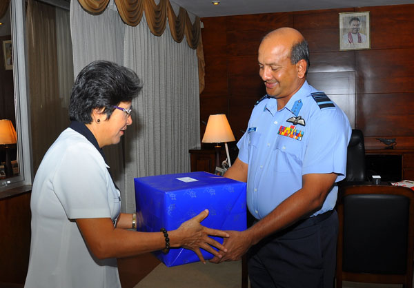 Chinese Ambassador’s Farewell call on Commander of the Air Force