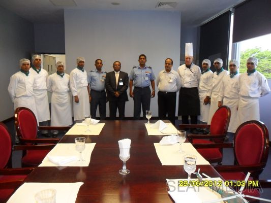 Kitchen and Culinary Training Course for SLAF Gunners