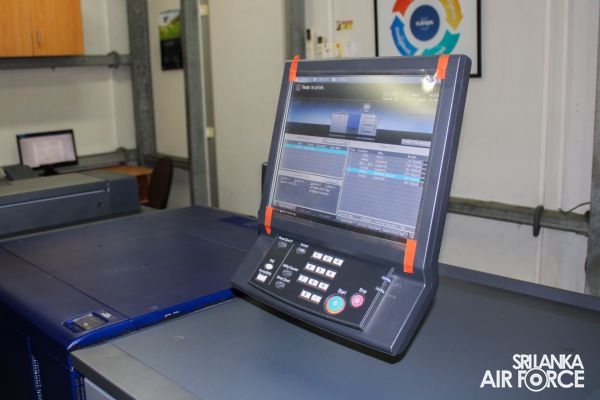 PRINTING SECTION SLAF TRADE TRAINING SCHOOL EKALA COMMENCES DIGITAL OFFSET PRINTING OPERATION FOR THE FIRST TIME
