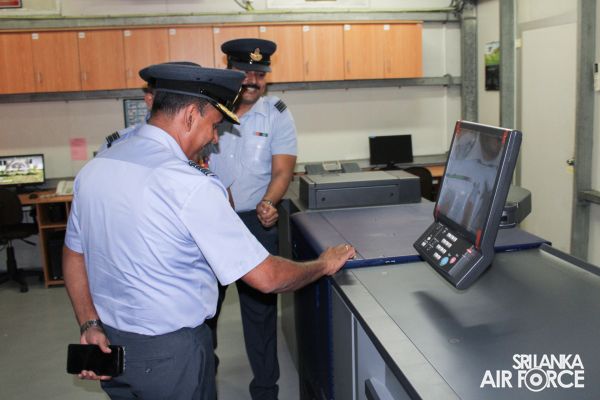 PRINTING SECTION SLAF TRADE TRAINING SCHOOL EKALA COMMENCES DIGITAL OFFSET PRINTING OPERATION FOR THE FIRST TIME