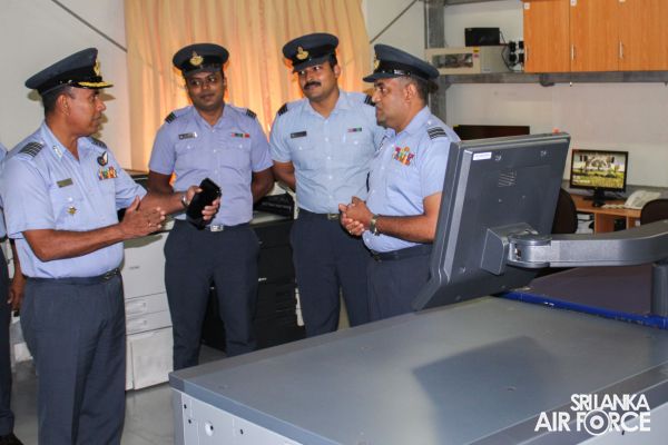PRINTING SECTION SLAF TRADE TRAINING SCHOOL EKALA COMMENCES DIGITAL OFFSET PRINTING OPERATION FOR THE FIRST TIME