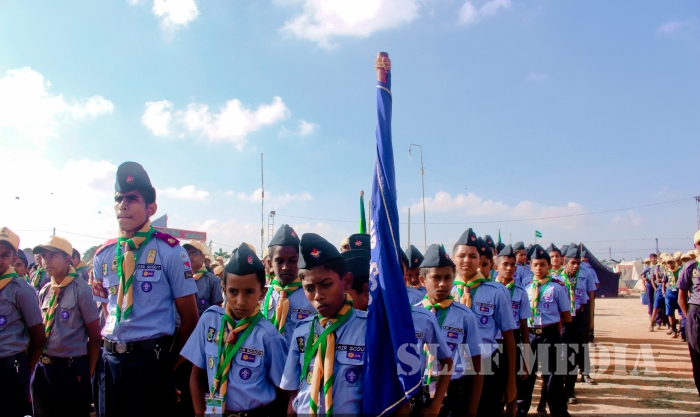SLAF Air Scouts Participate At 9th National Jamboree Held In Jaffna