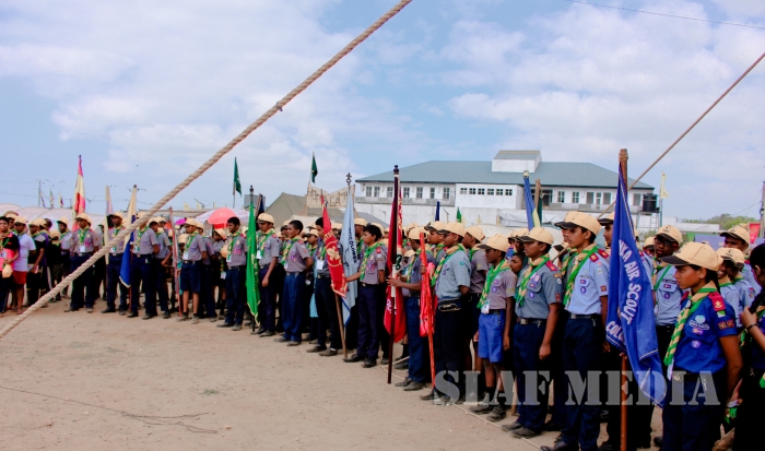 SLAF Air Scouts Participate At 9th National Jamboree Held In Jaffna