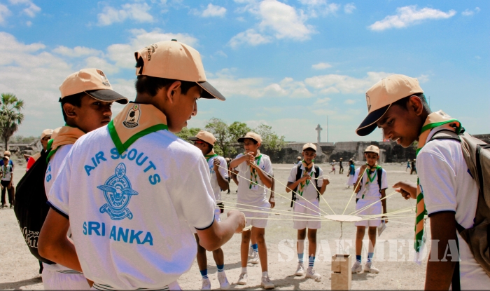 SLAF Air Scouts Participate At 9th National Jamboree Held In Jaffna