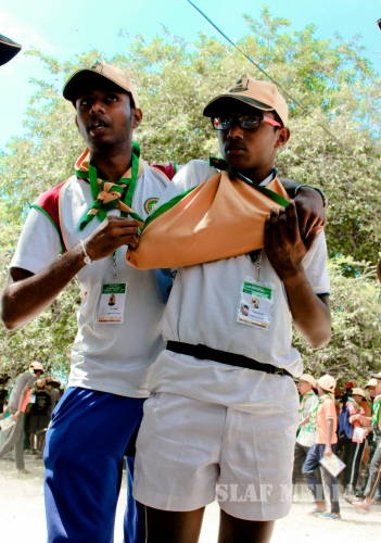 SLAF Air Scouts Participate At 9th National Jamboree Held In Jaffna