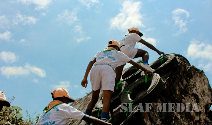 SLAF Air Scouts Participate At 9th National Jamboree Held In Jaffna