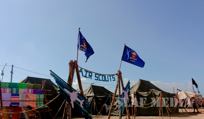 SLAF Air Scouts Participate At 9th National Jamboree Held In Jaffna