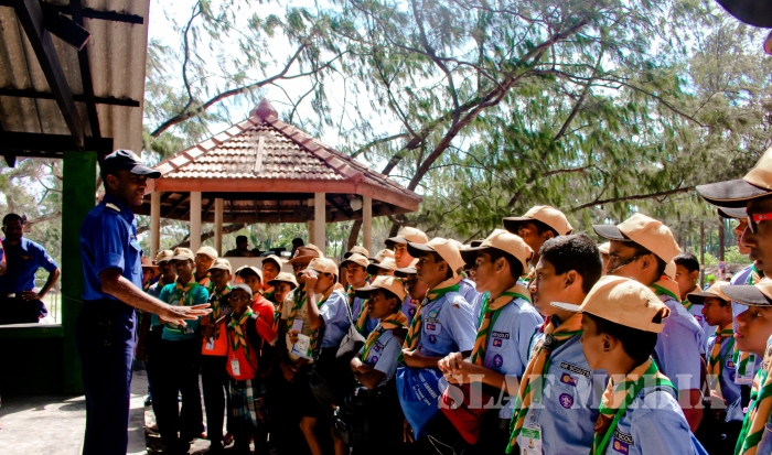 SLAF Air Scouts Participate At 9th National Jamboree Held In Jaffna