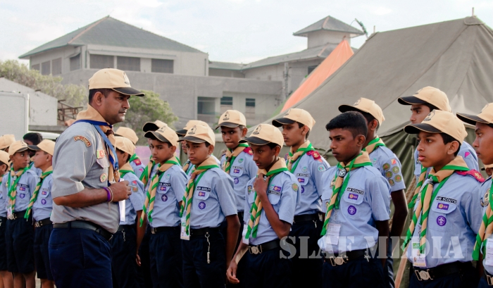 SLAF Air Scouts Participate At 9th National Jamboree Held In Jaffna