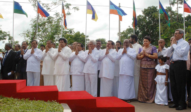 President presents Ranajayapura to the War heroes President presents Ranajayapura to the War heroes