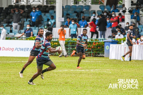 SRI LANKA AIR FORCE WINS WARRIOR TROPHY RUGBY 7’S TITLE