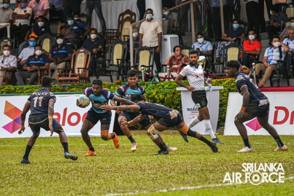 SRI LANKA AIR FORCE WINS WARRIOR TROPHY RUGBY 7’S TITLE
