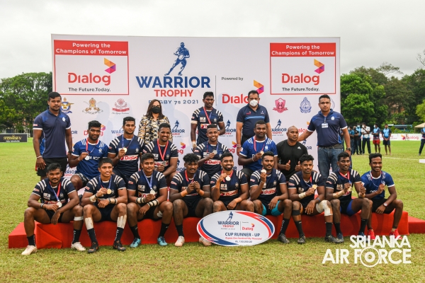 SRI LANKA AIR FORCE WINS WARRIOR TROPHY RUGBY 7’S TITLE